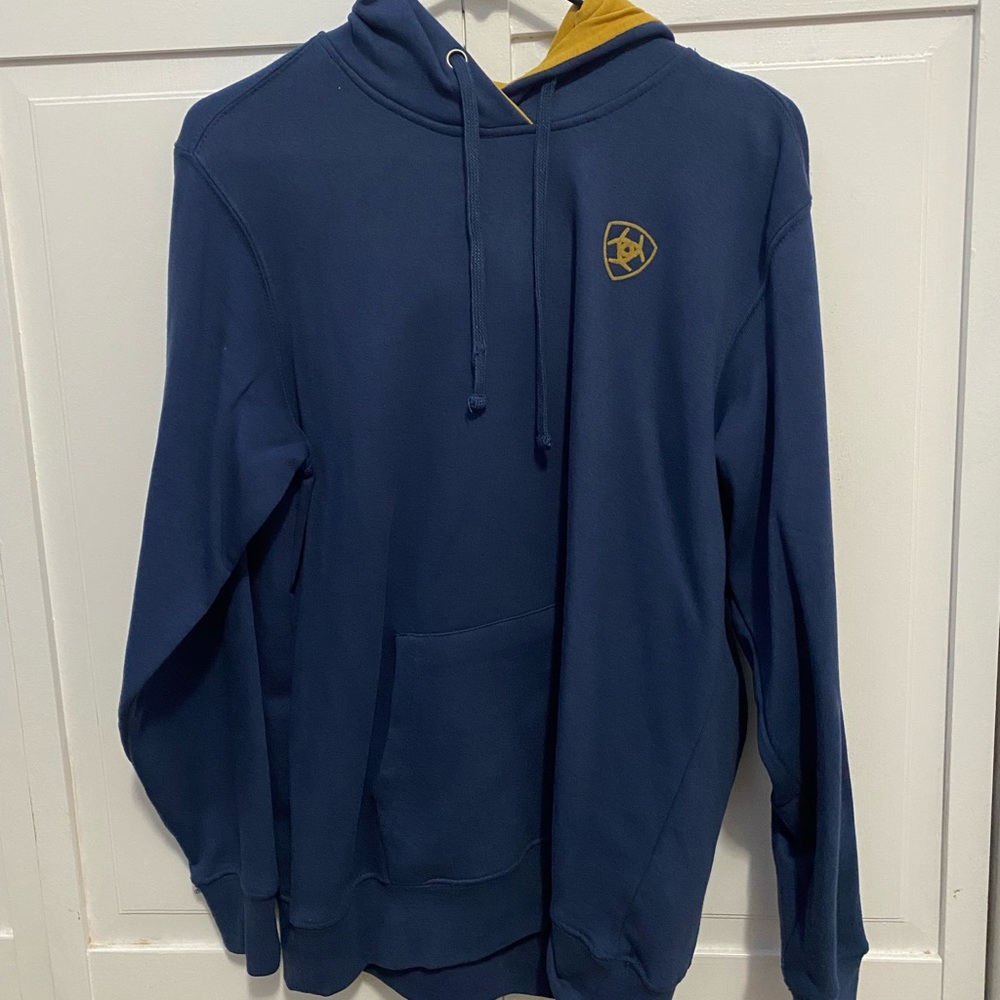 Ariat blue hoodie, Size Medium